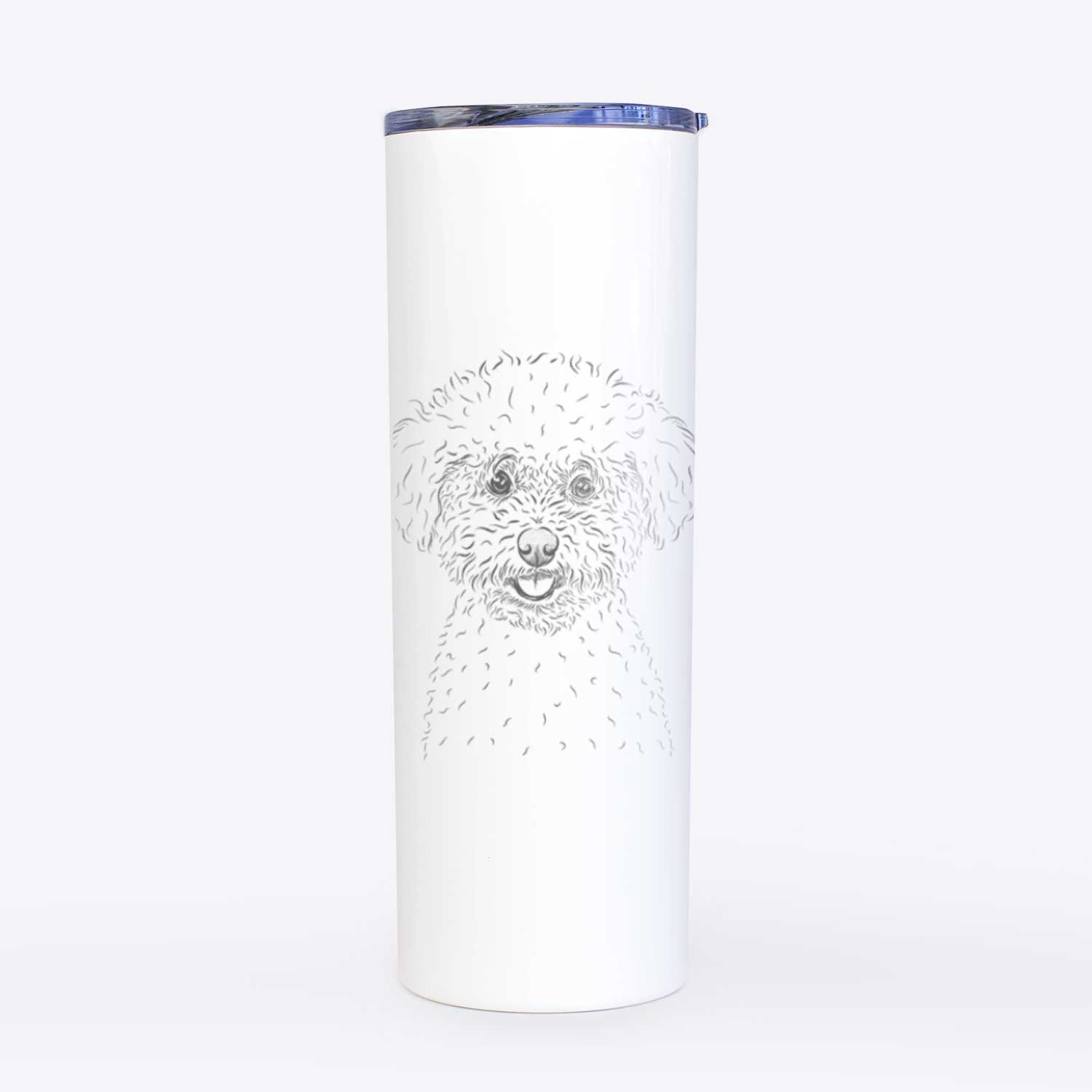 Mickey the Bichon Frise - 20oz Skinny Tumbler