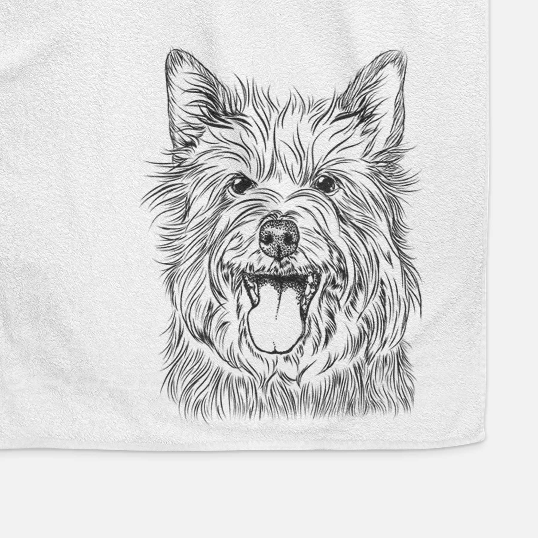 Middy the Australian Terrier Decorative Hand Towel