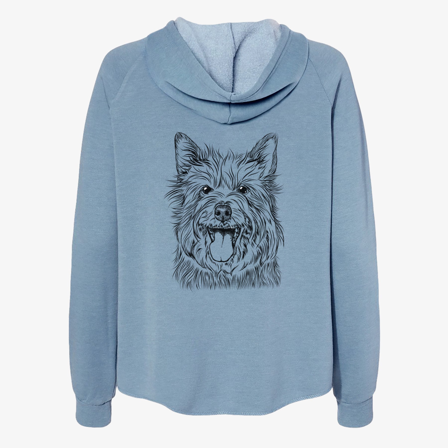 Middy the Australian Terrier - Women's Cali Wave Zip-Up Sweatshirt