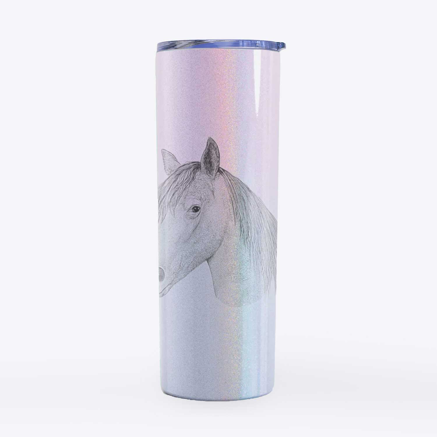 Midnight the Missouri Foxtrotter Horse - 20oz Skinny Tumbler