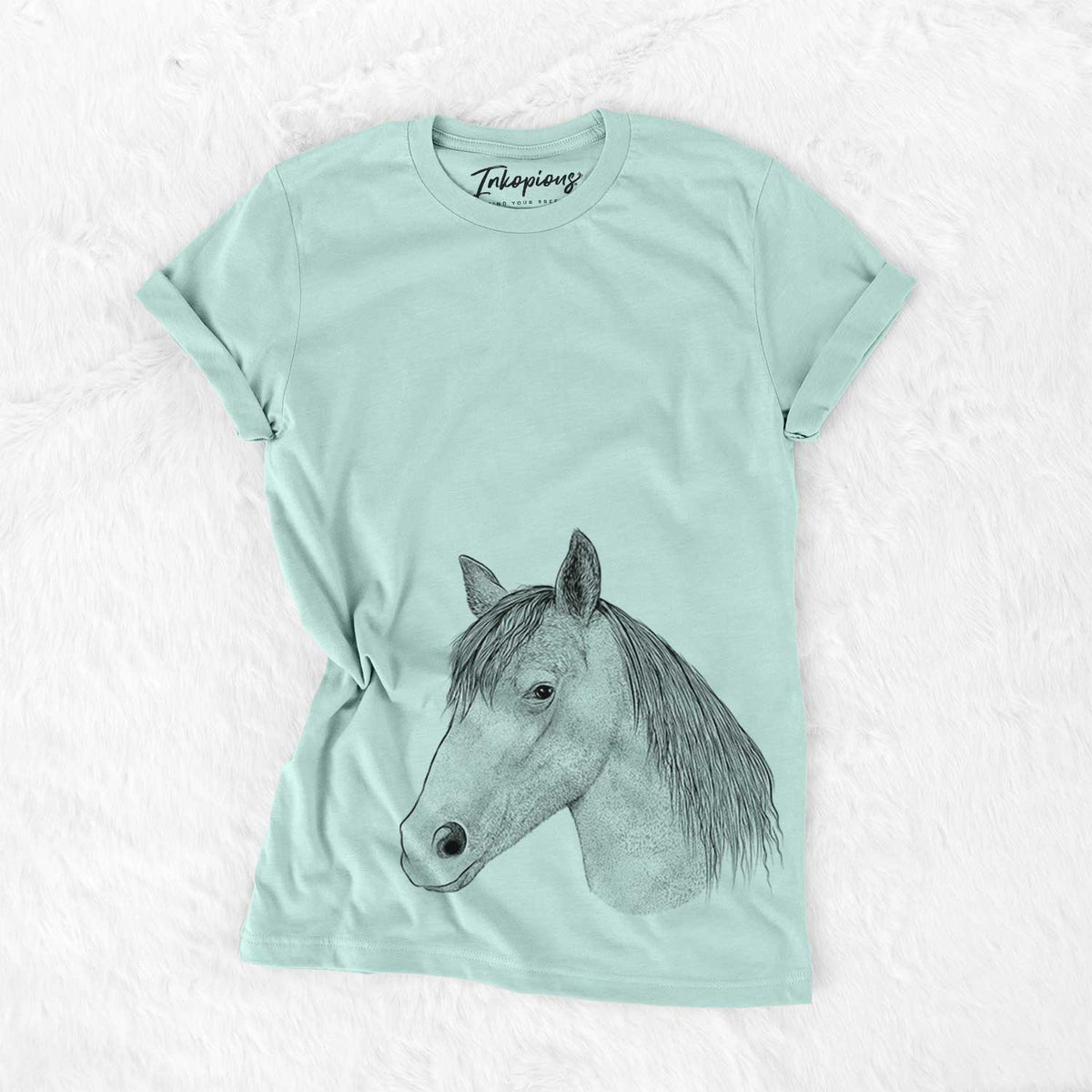 Bare Midnight the Missouri Foxtrotter Horse - Unisex Crewneck