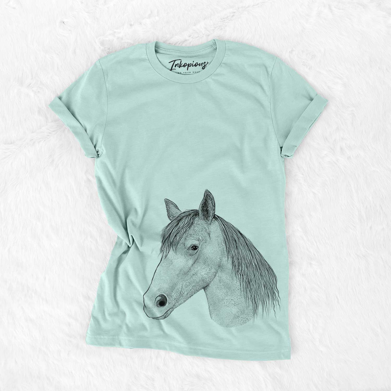 Bare Midnight the Missouri Foxtrotter Horse - Unisex Crewneck