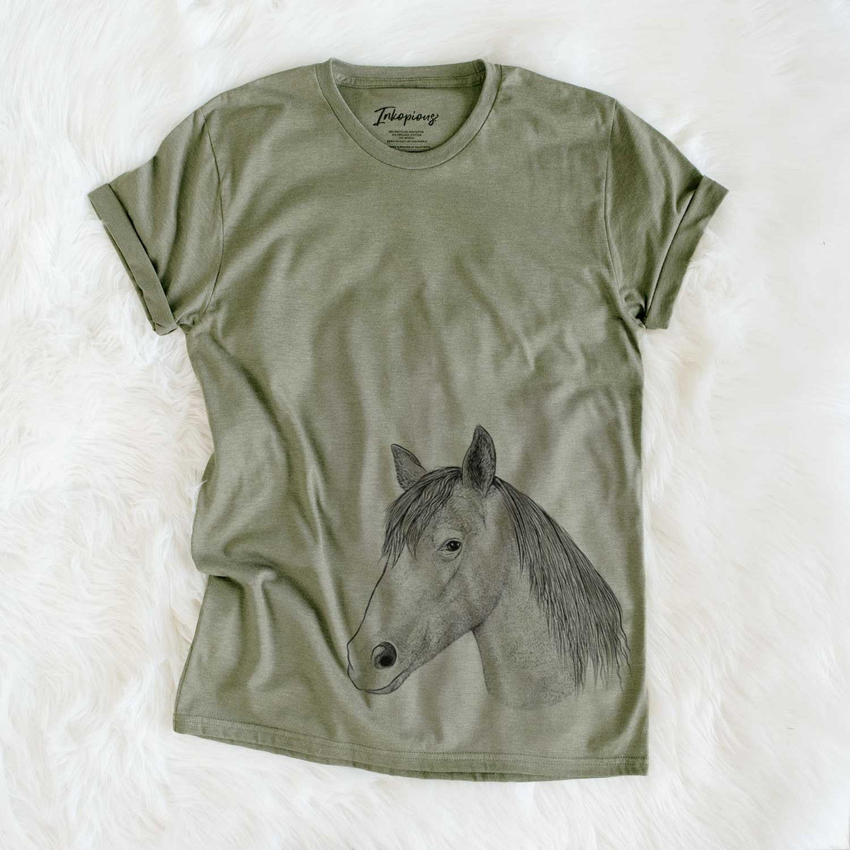 Bare Midnight the Missouri Foxtrotter Horse - Unisex Crewneck