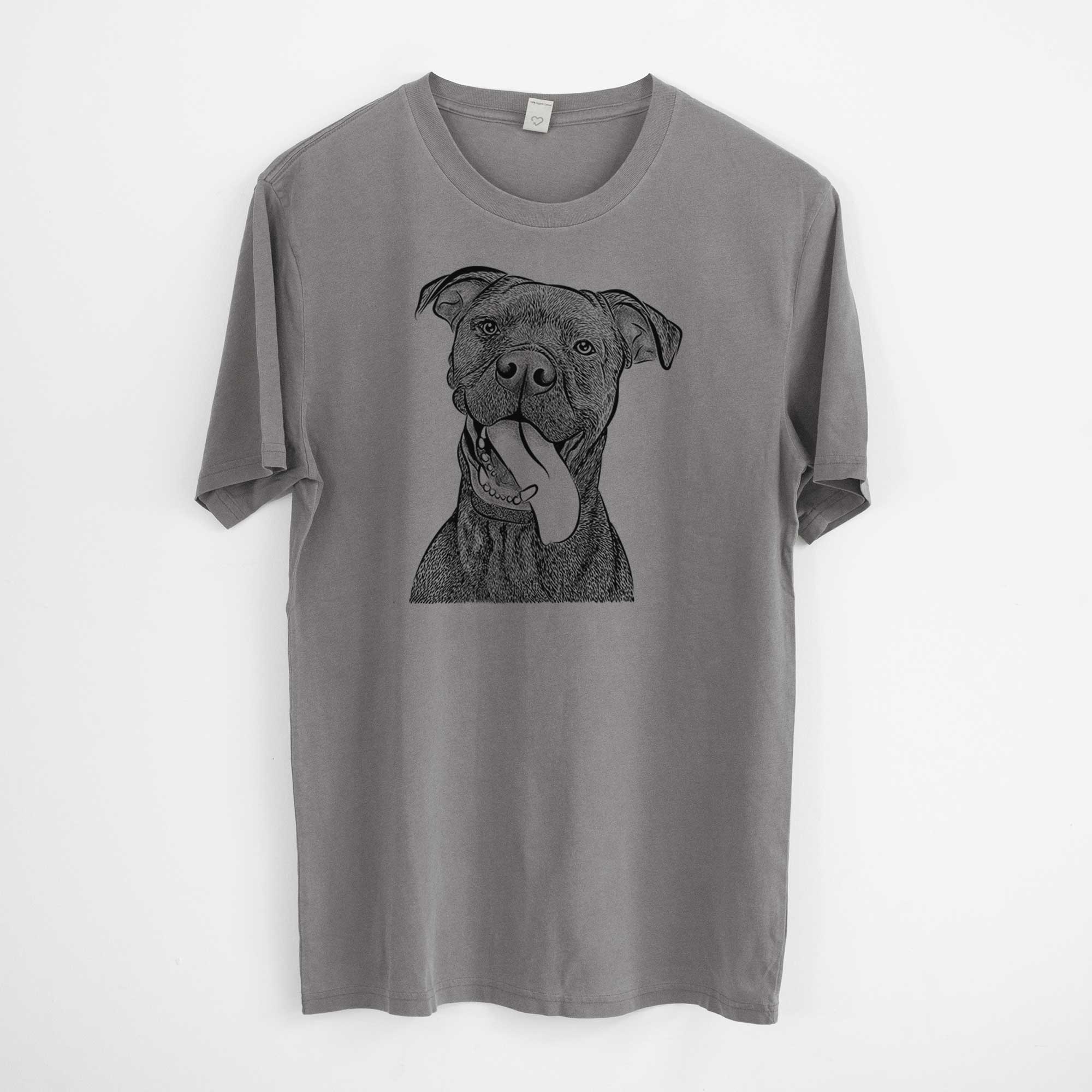 Bare Mikey the Boxador -  Mineral Wash 100% Organic Cotton Short Sleeve