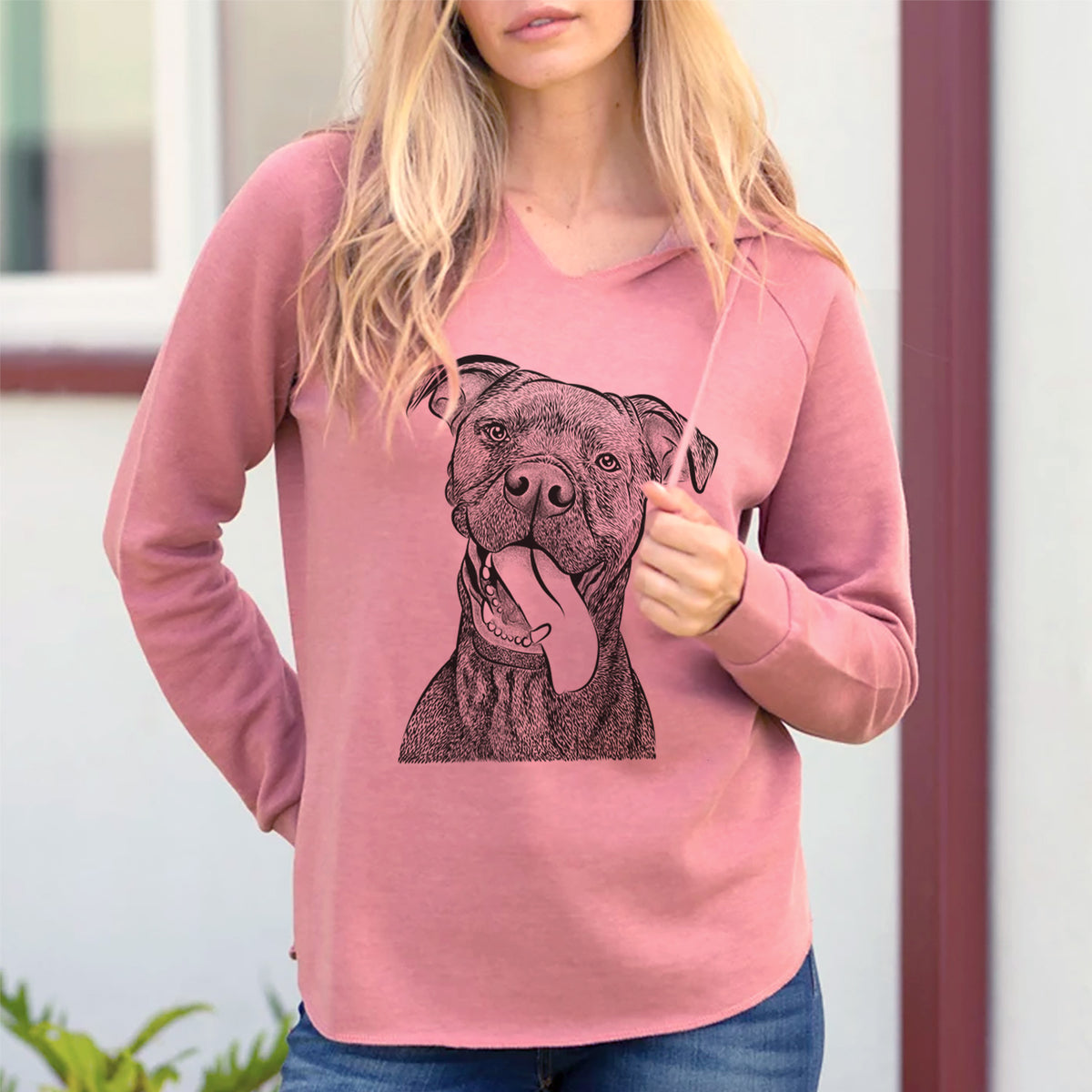 Bare Mikey the Boxador - Cali Wave Hooded Sweatshirt