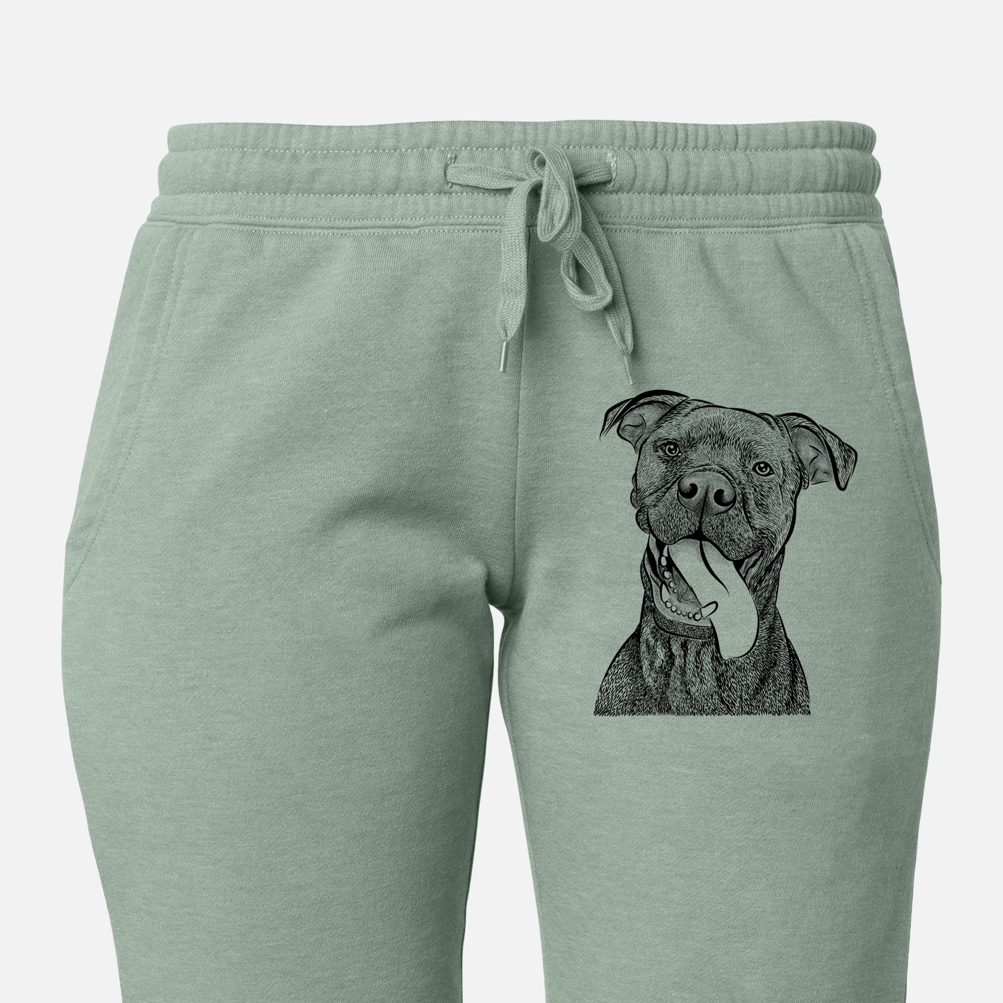 Mikey the Boxador - Women's Cali Wave Joggers