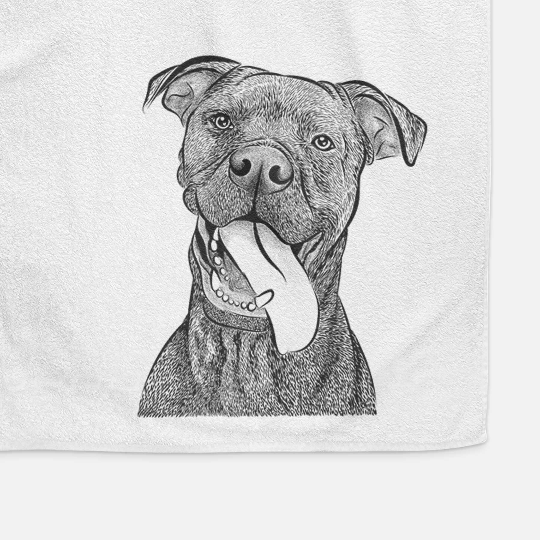 Mikey the Boxador Decorative Hand Towel