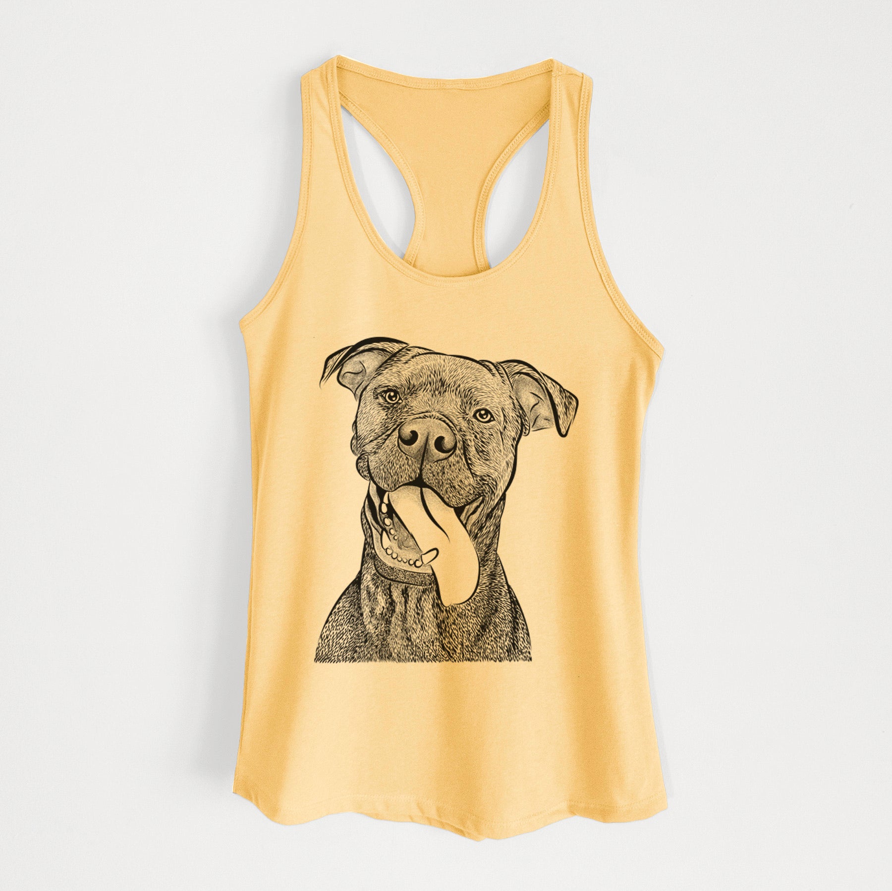 Mikey the Boxador - Women's Racerback Tanktop