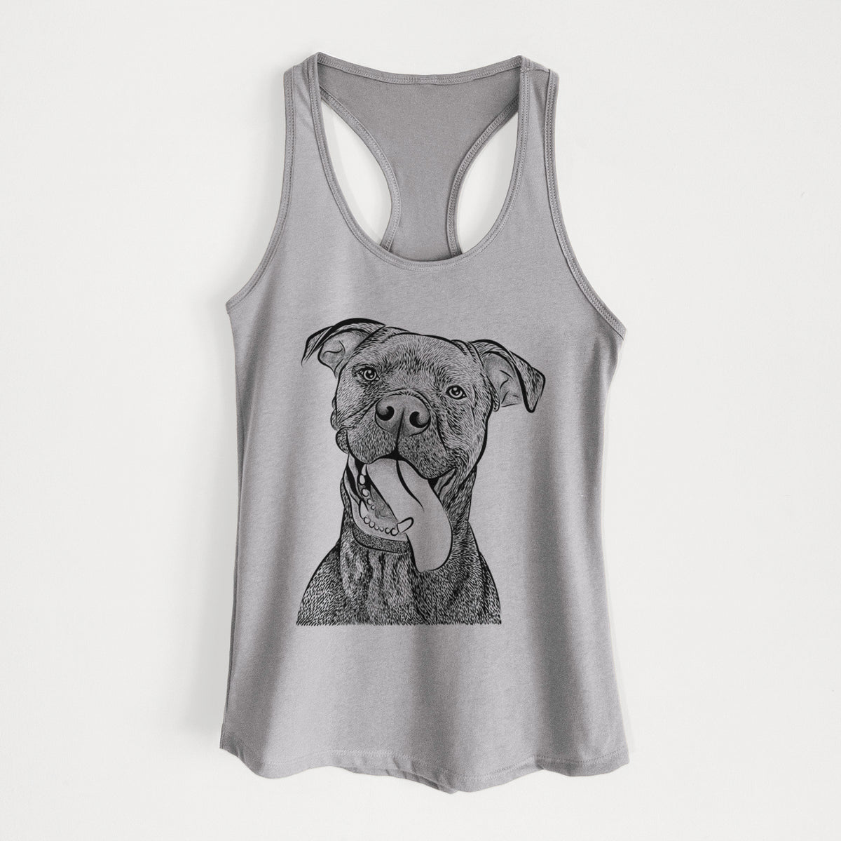 Mikey the Boxador - Women&#39;s Racerback Tanktop