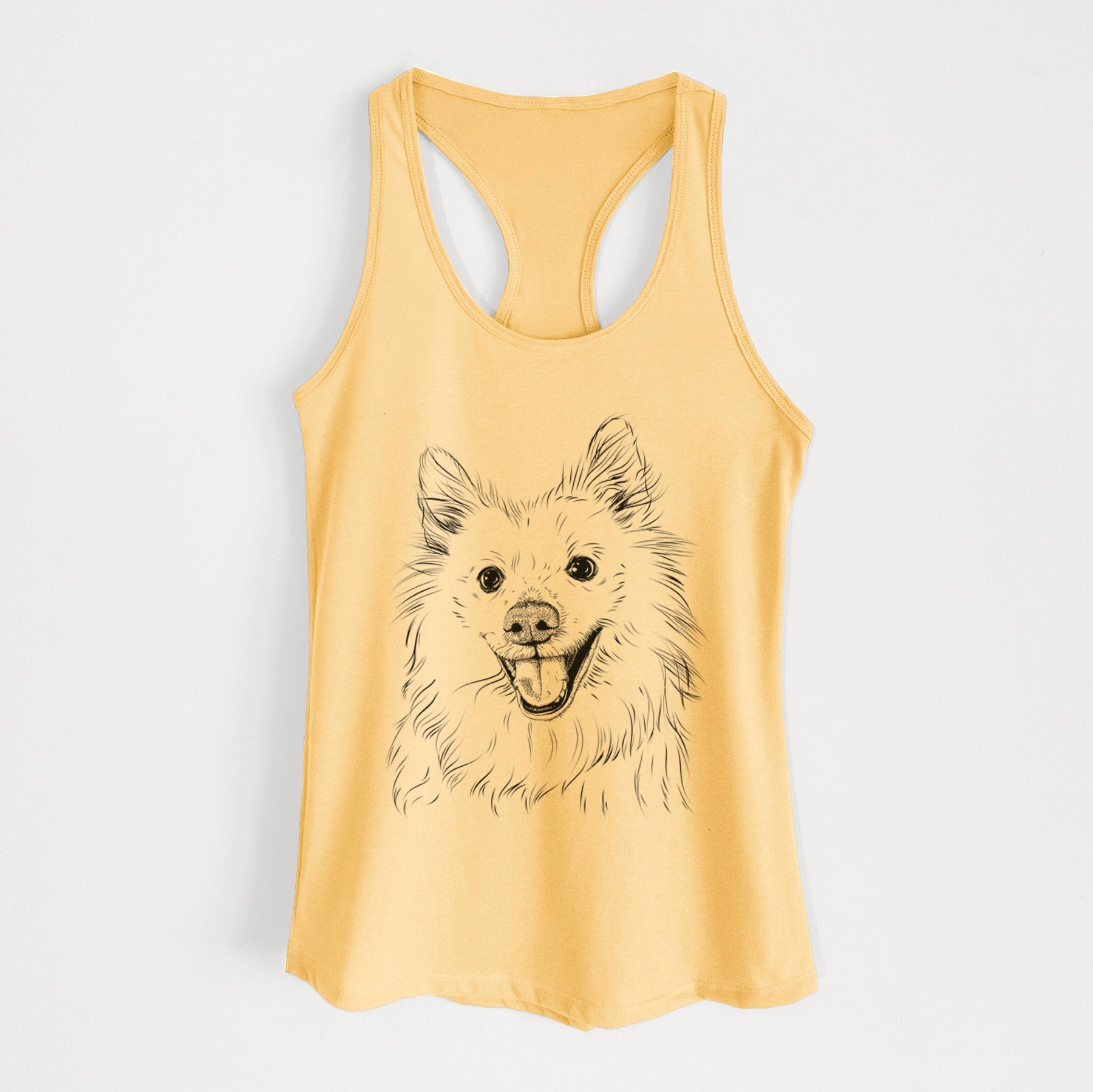 Miki the American Eskimo - Women's Racerback Tanktop