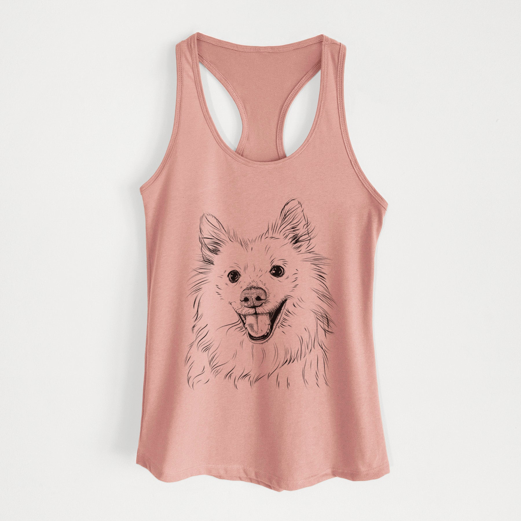 Miki the American Eskimo - Women's Racerback Tanktop