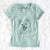 Bare Miki the American Eskimo - Women's V-neck Shirt