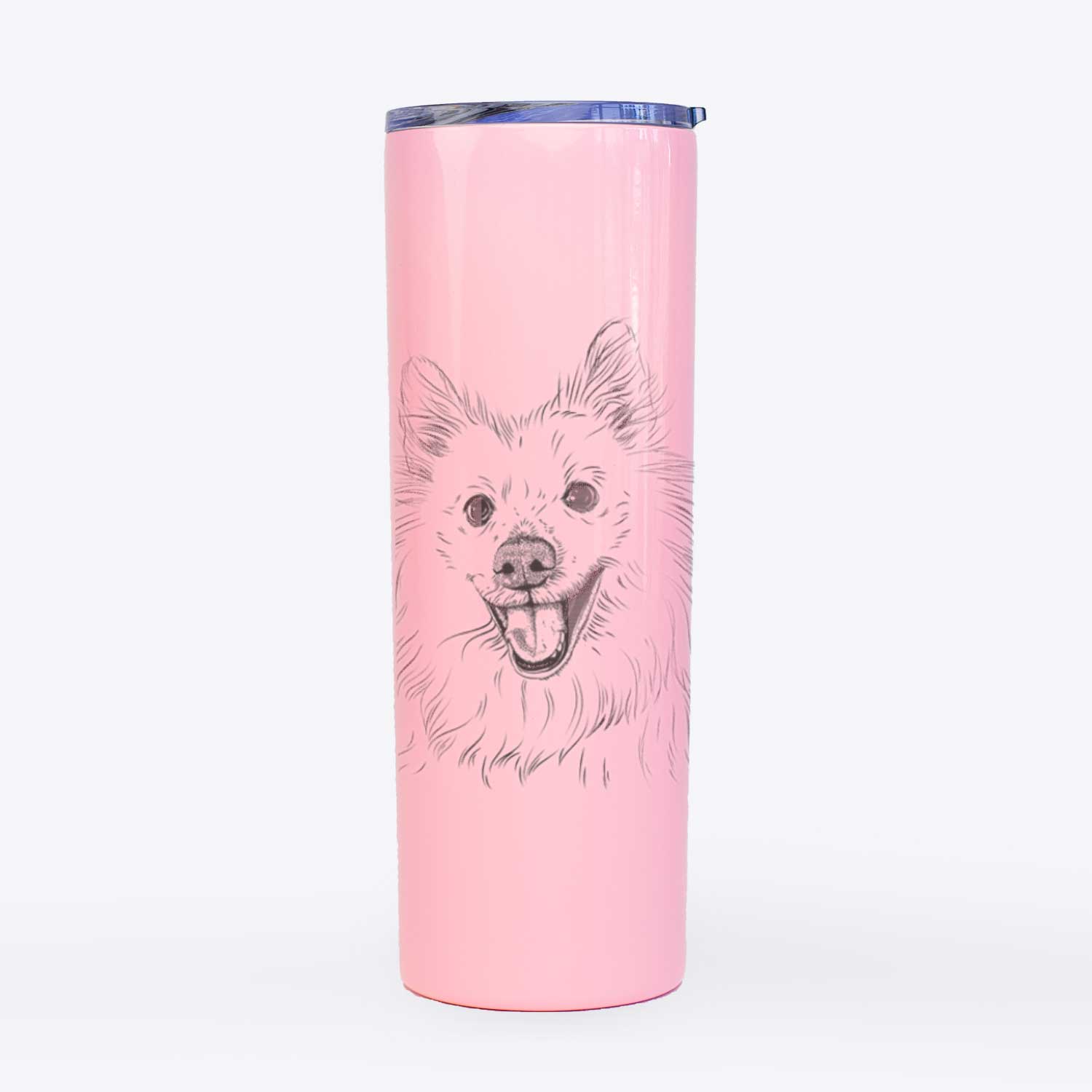 Miki the American Eskimo - 20oz Skinny Tumbler