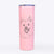 Miki the American Eskimo - 20oz Skinny Tumbler