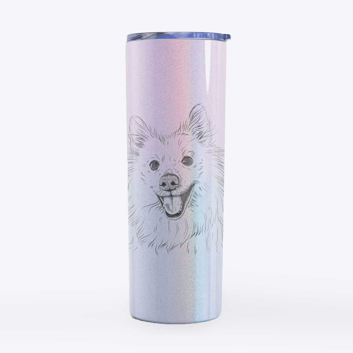 Miki the American Eskimo - 20oz Skinny Tumbler