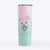 Miki the American Eskimo - 20oz Skinny Tumbler