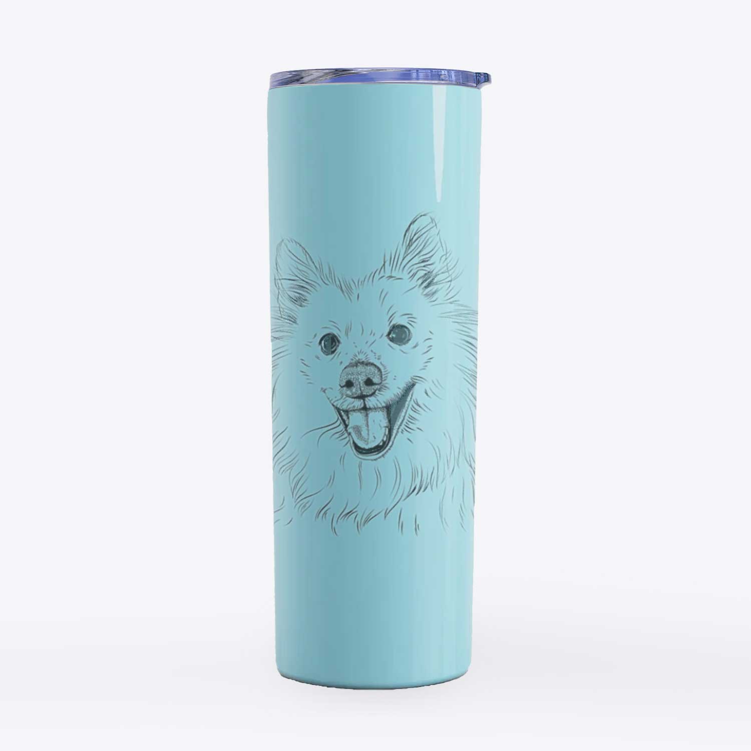 Miki the American Eskimo - 20oz Skinny Tumbler