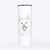 Miki the American Eskimo - 20oz Skinny Tumbler