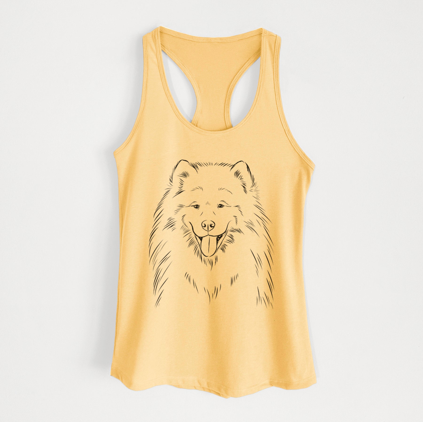 Mikko the Samoyed - Women's Racerback Tanktop