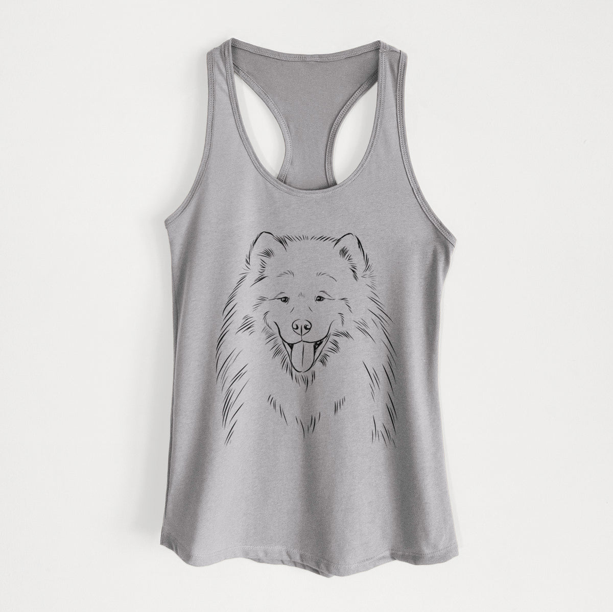 Mikko the Samoyed - Women&#39;s Racerback Tanktop