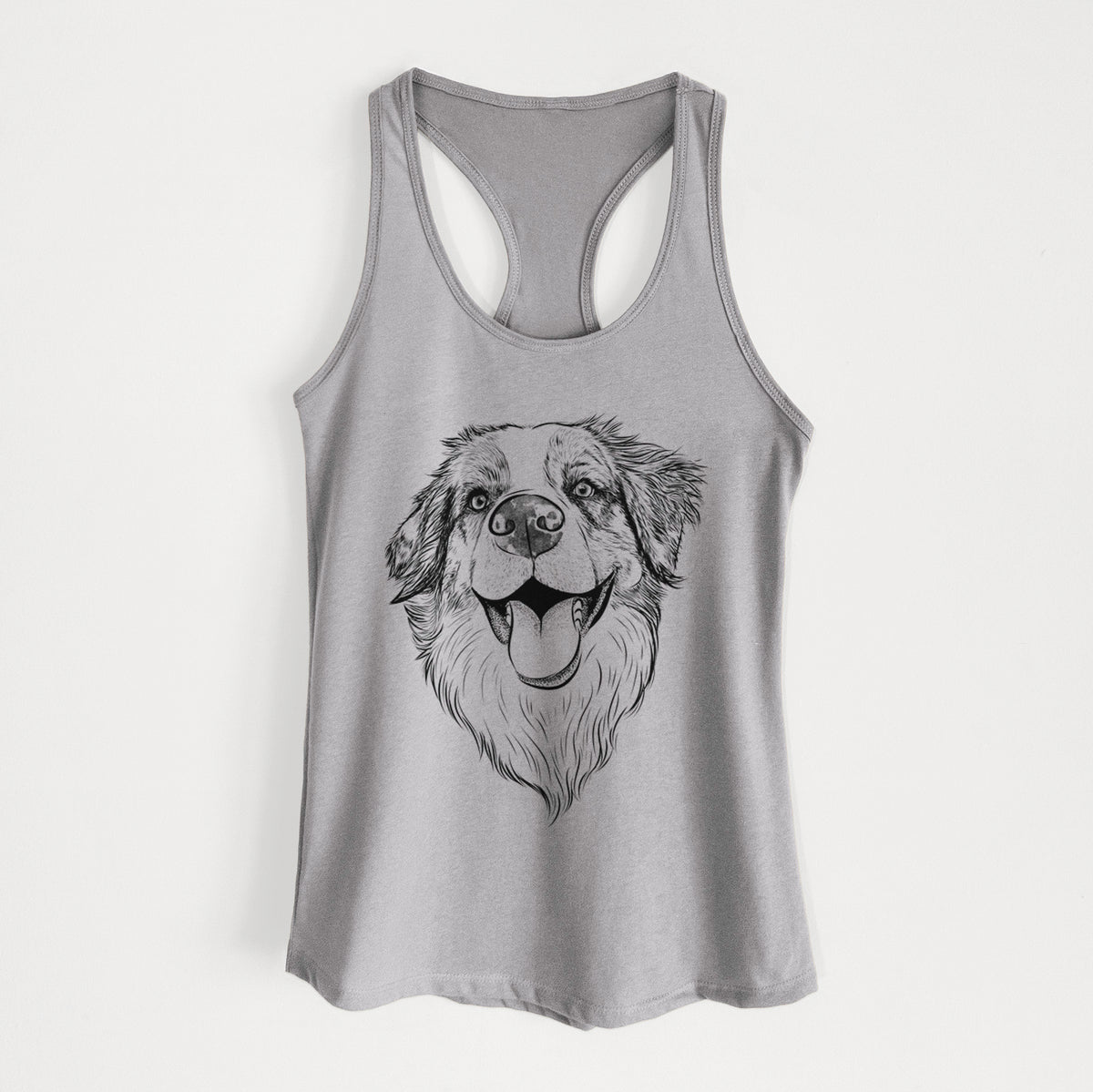 Mila the Australian Shepherd - Women&#39;s Racerback Tanktop