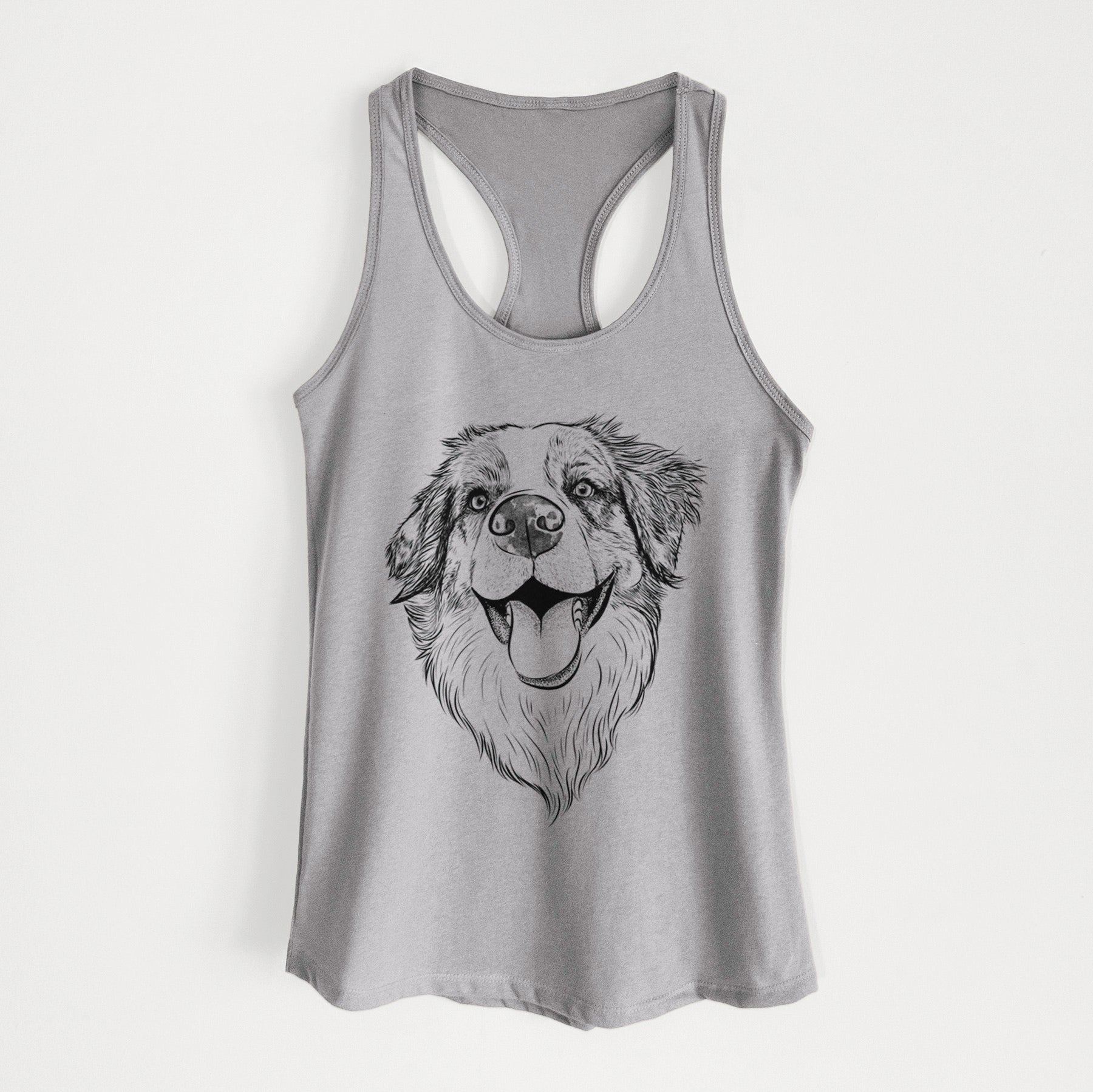 Mila the Australian Shepherd - Women's Racerback Tanktop