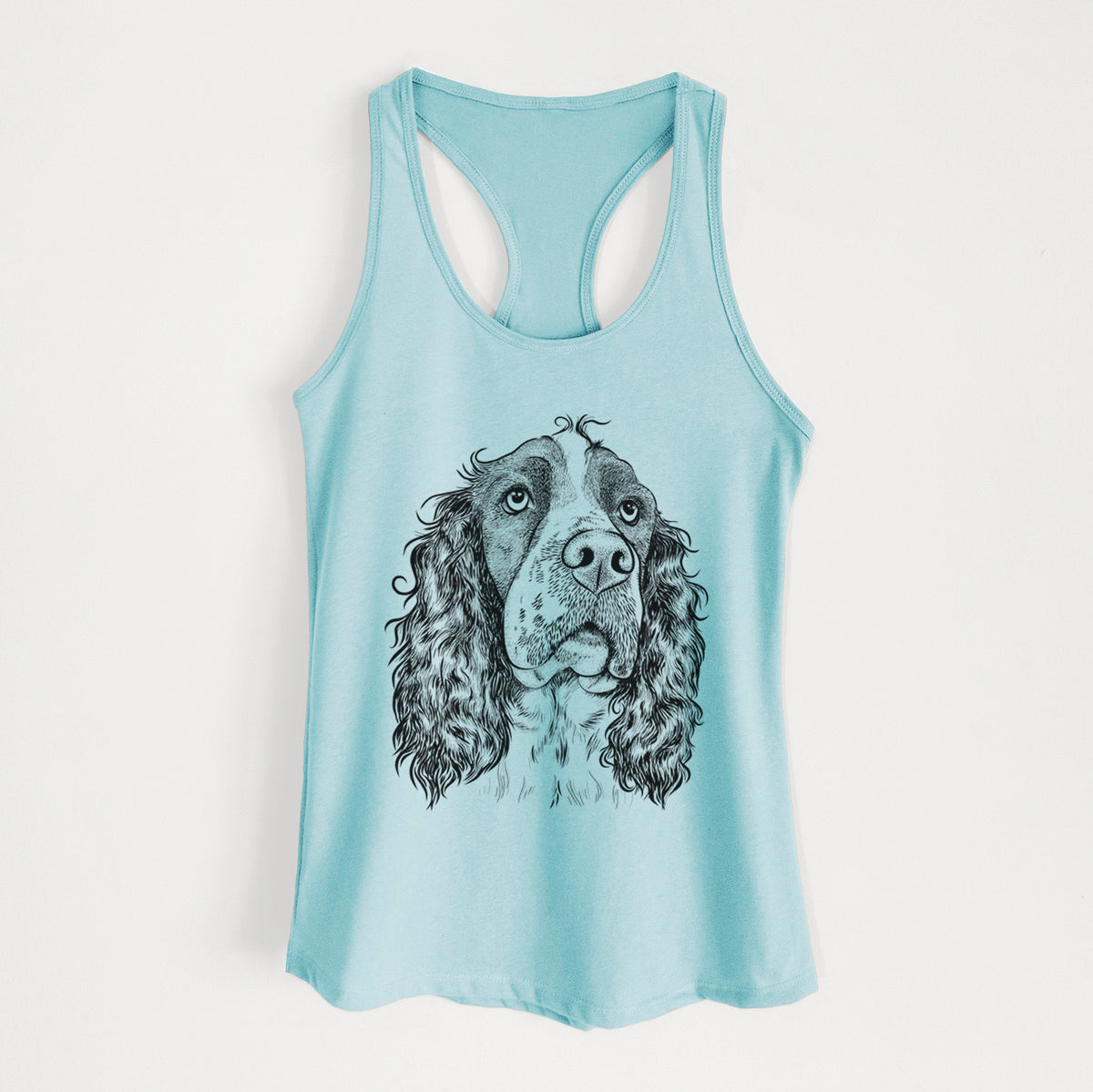 Millie Mae the English Springer Spaniel - Women's Racerback Tanktop