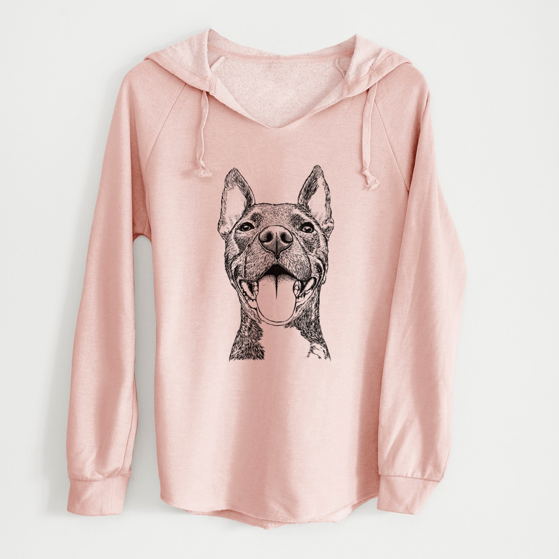 Bare Milo the Pitbull Mix - Cali Wave Hooded Sweatshirt