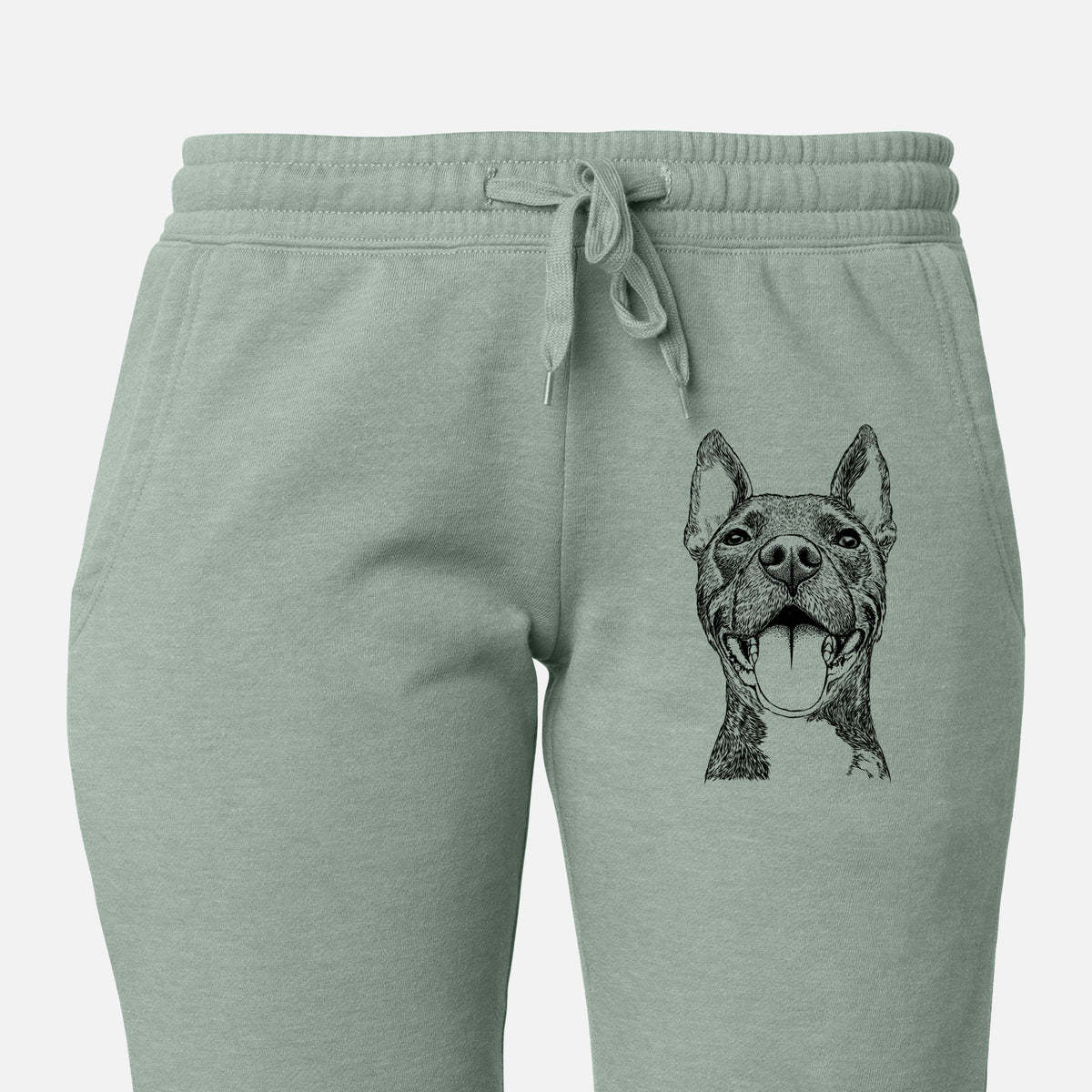 Milo the Pitbull Mix - Women&#39;s Cali Wave Joggers