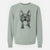 Bare Milo the Pitbull Mix - Unisex Pigment Dyed Crew Sweatshirt