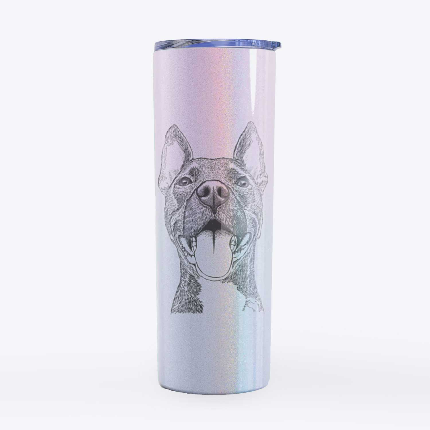 Milo the Pitbull Mix - 20oz Skinny Tumbler