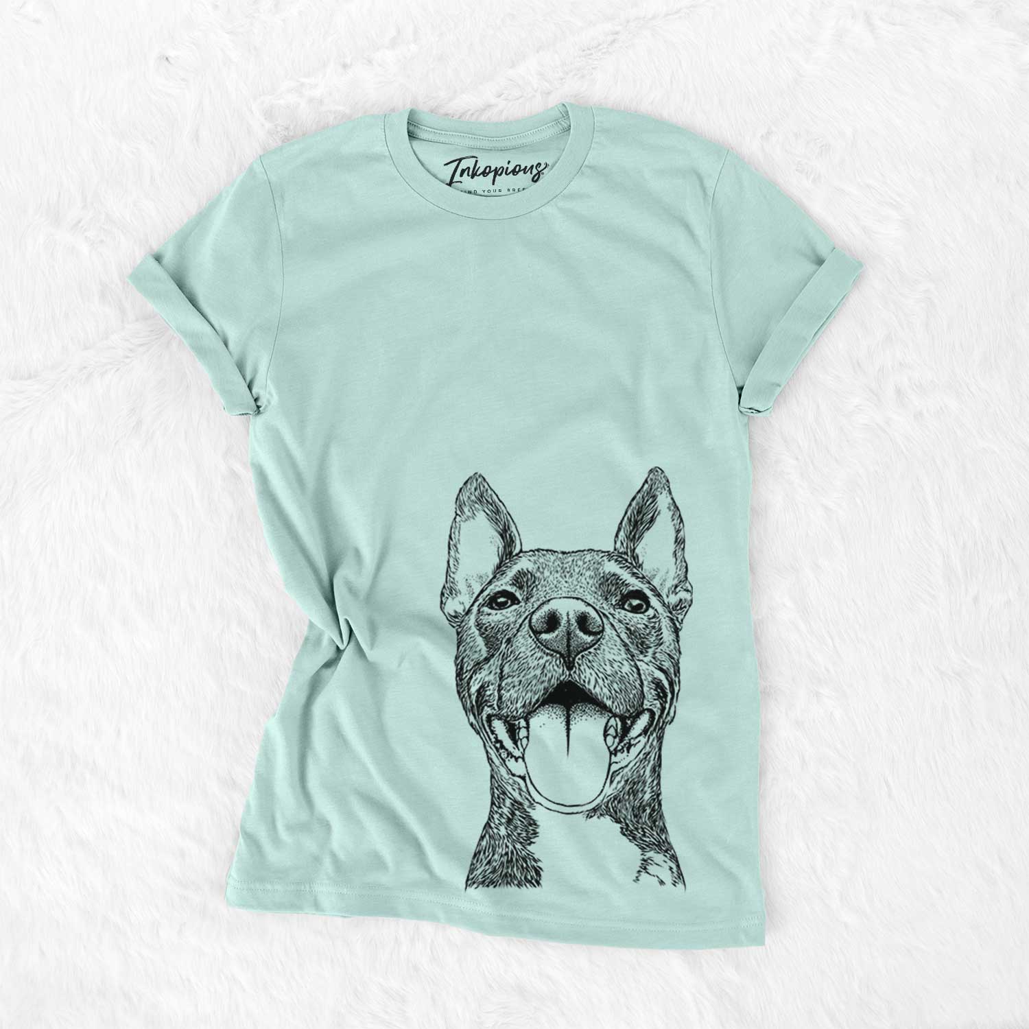 Milo the Pitbull Mix - Bella Canvas Unisex Crewneck