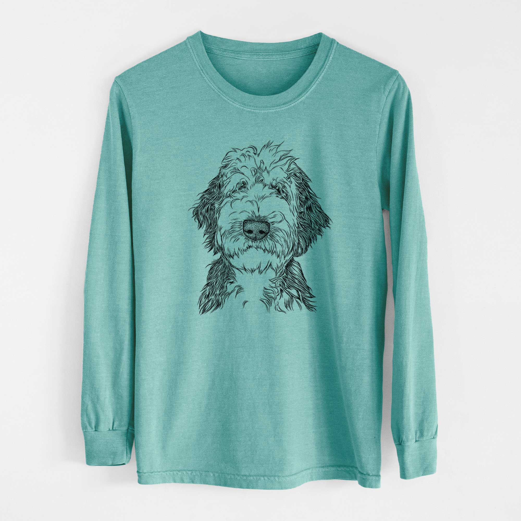 Bare Milo Fluff the Sheepadoodle - Heavyweight 100% Cotton Long Sleeve