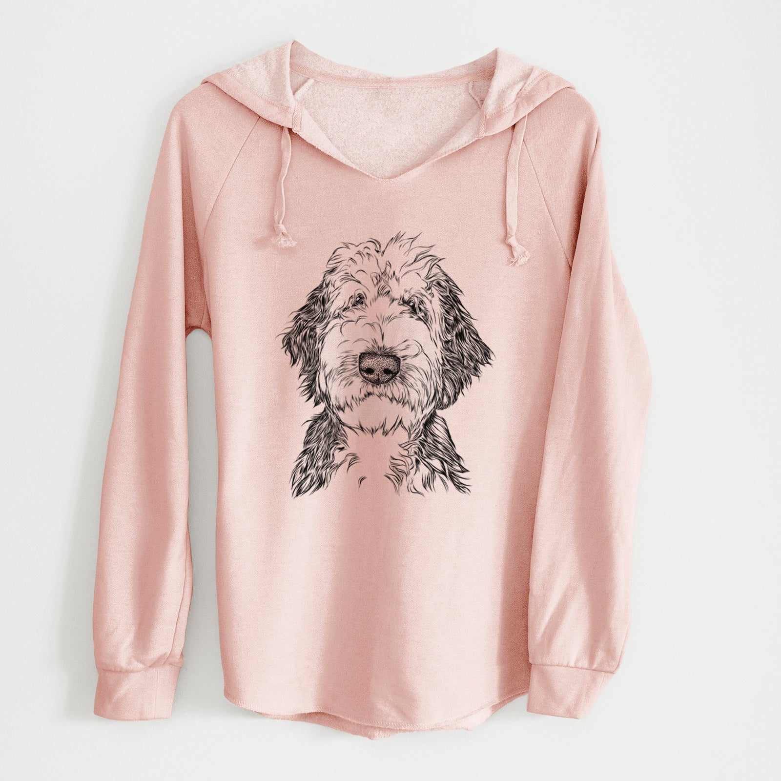 Bare Milo Fluff the Sheepadoodle - Cali Wave Hooded Sweatshirt