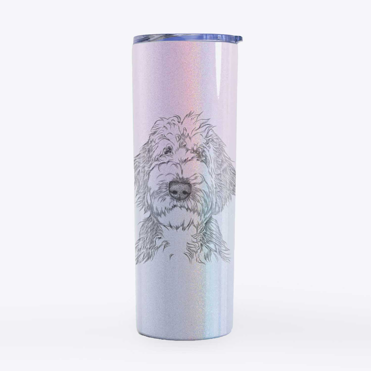 Milo Fluff the Sheepadoodle - 20oz Skinny Tumbler