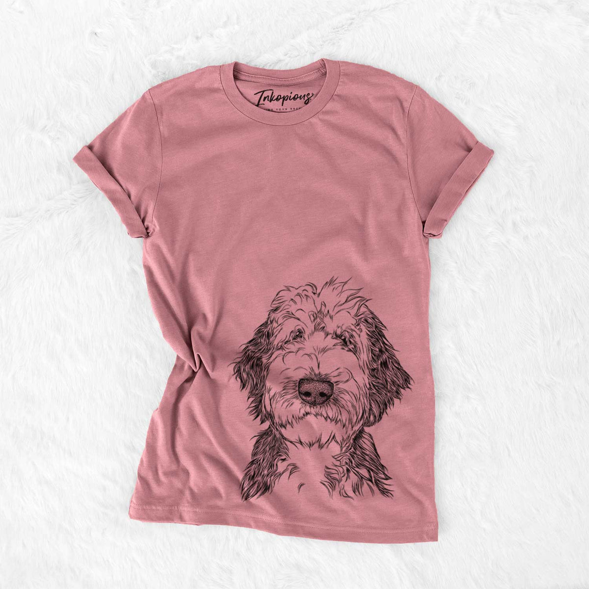 Bare Milo Fluff the Sheepadoodle - Unisex Crewneck