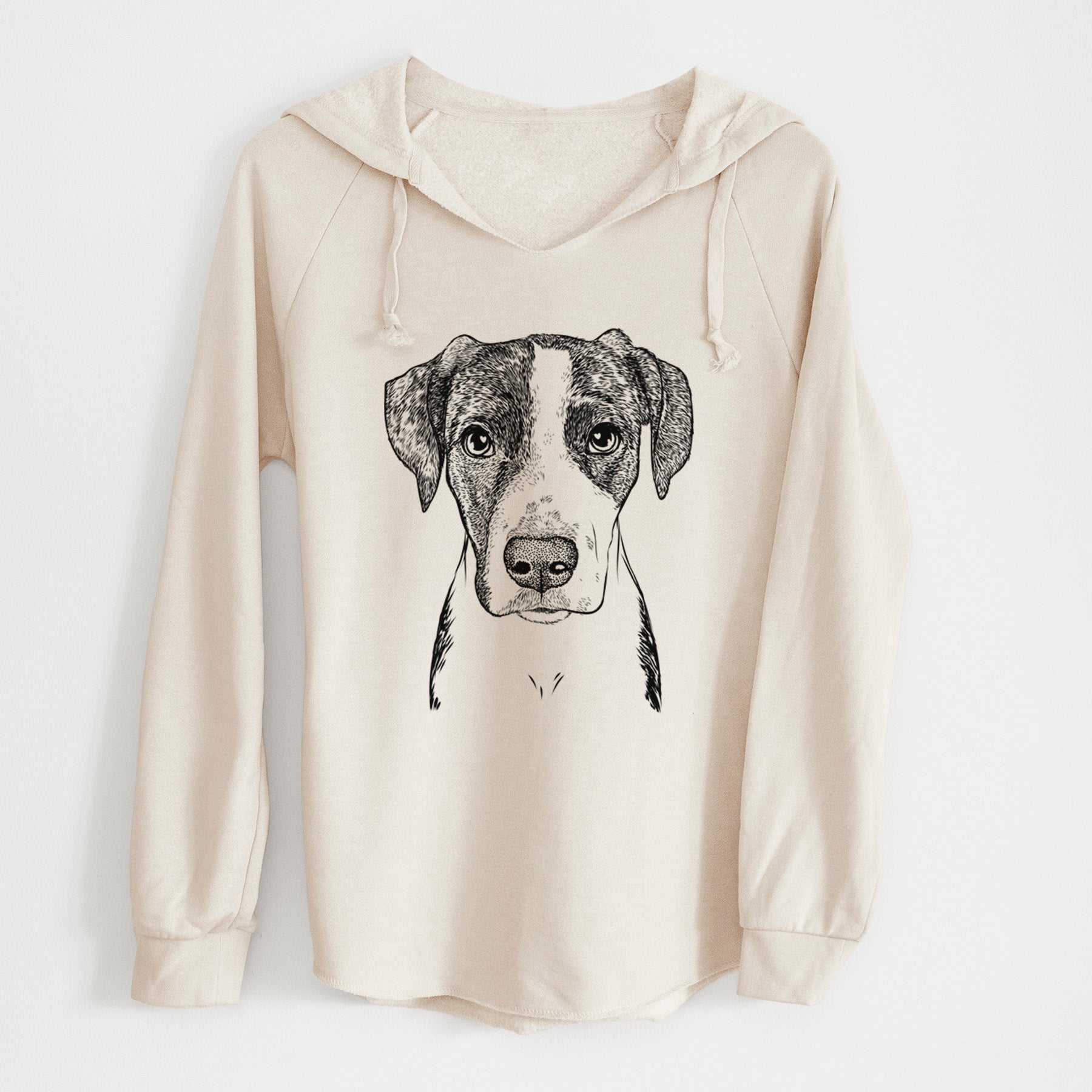 Bare Milo the Mixed Breed - Cali Wave Hooded Sweatshirt