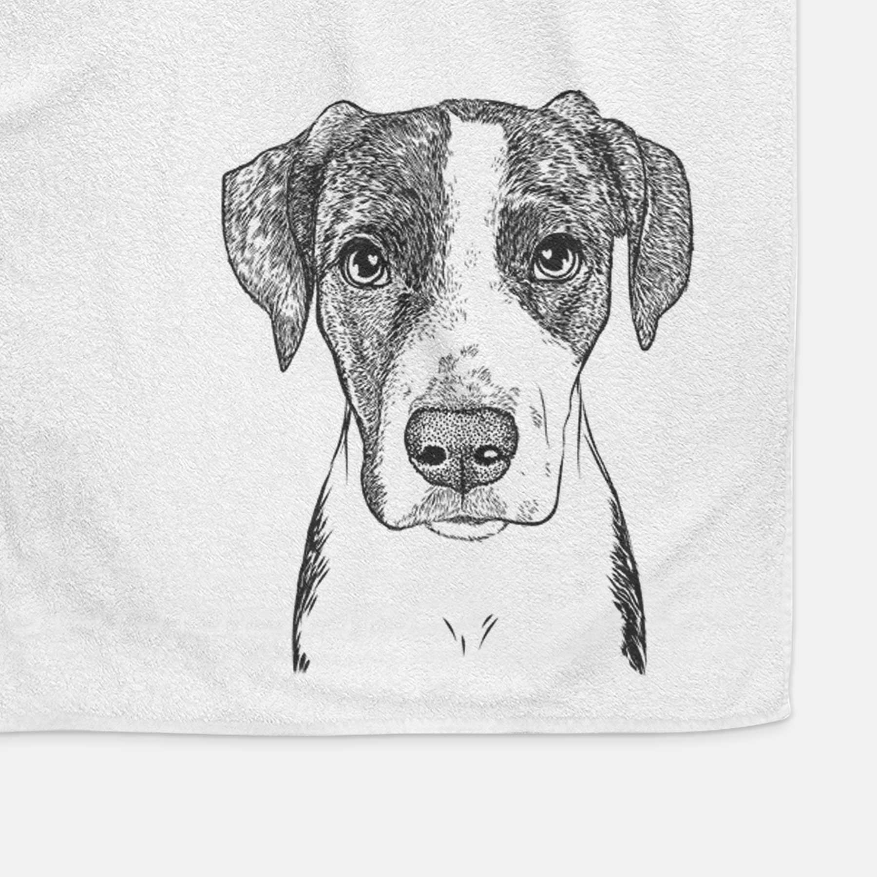 Milo the Mixed Breed Decorative Hand Towel