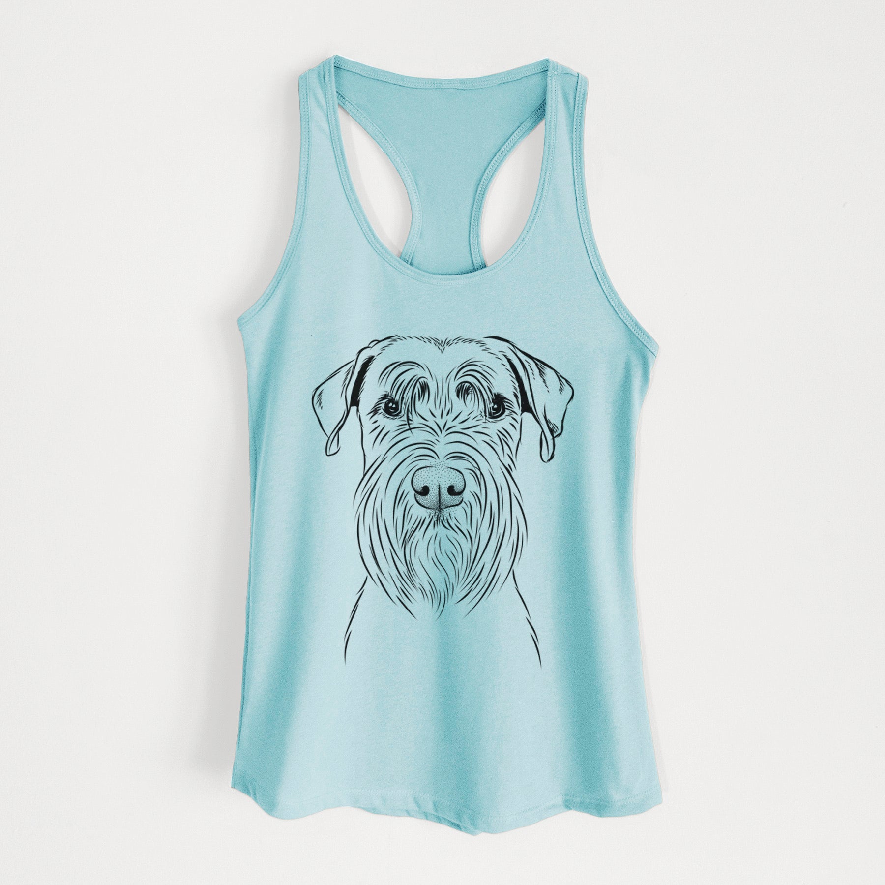 Milton the Schnauzer - Women's Racerback Tanktop