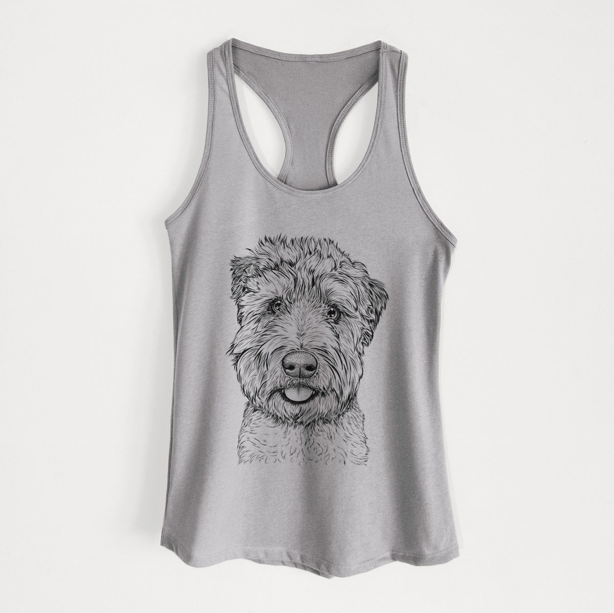 Milton the Soft Coated Wheaten Terrier - Women&#39;s Racerback Tanktop