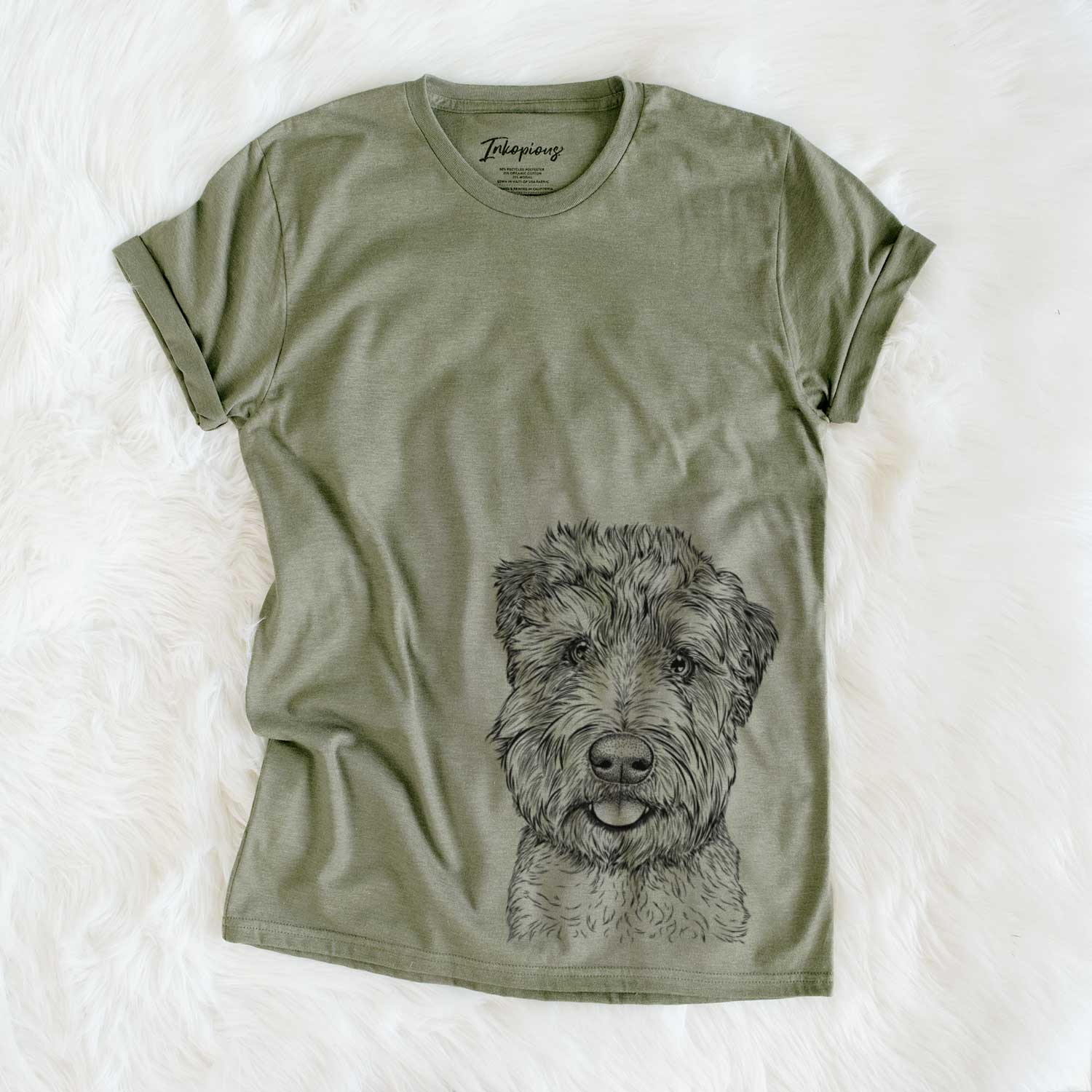 Bare Milton the Soft Coated Wheaten Terrier - Unisex Crewneck