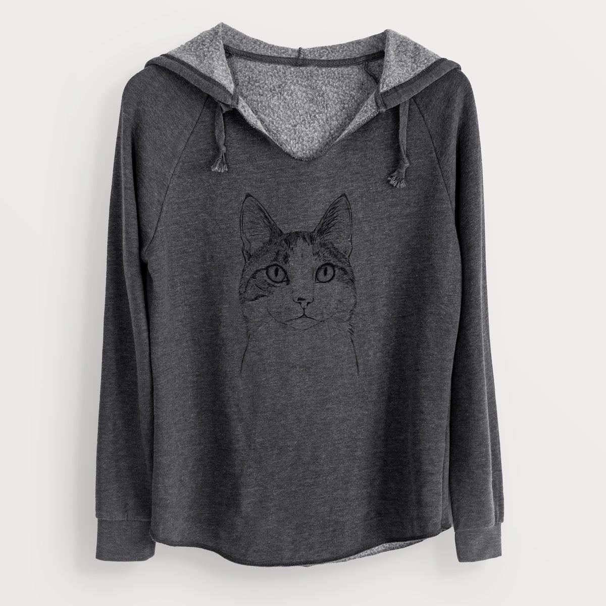 Bare Mini Griffin the Domestic Shorthair Cat - Cali Wave Hooded Sweatshirt