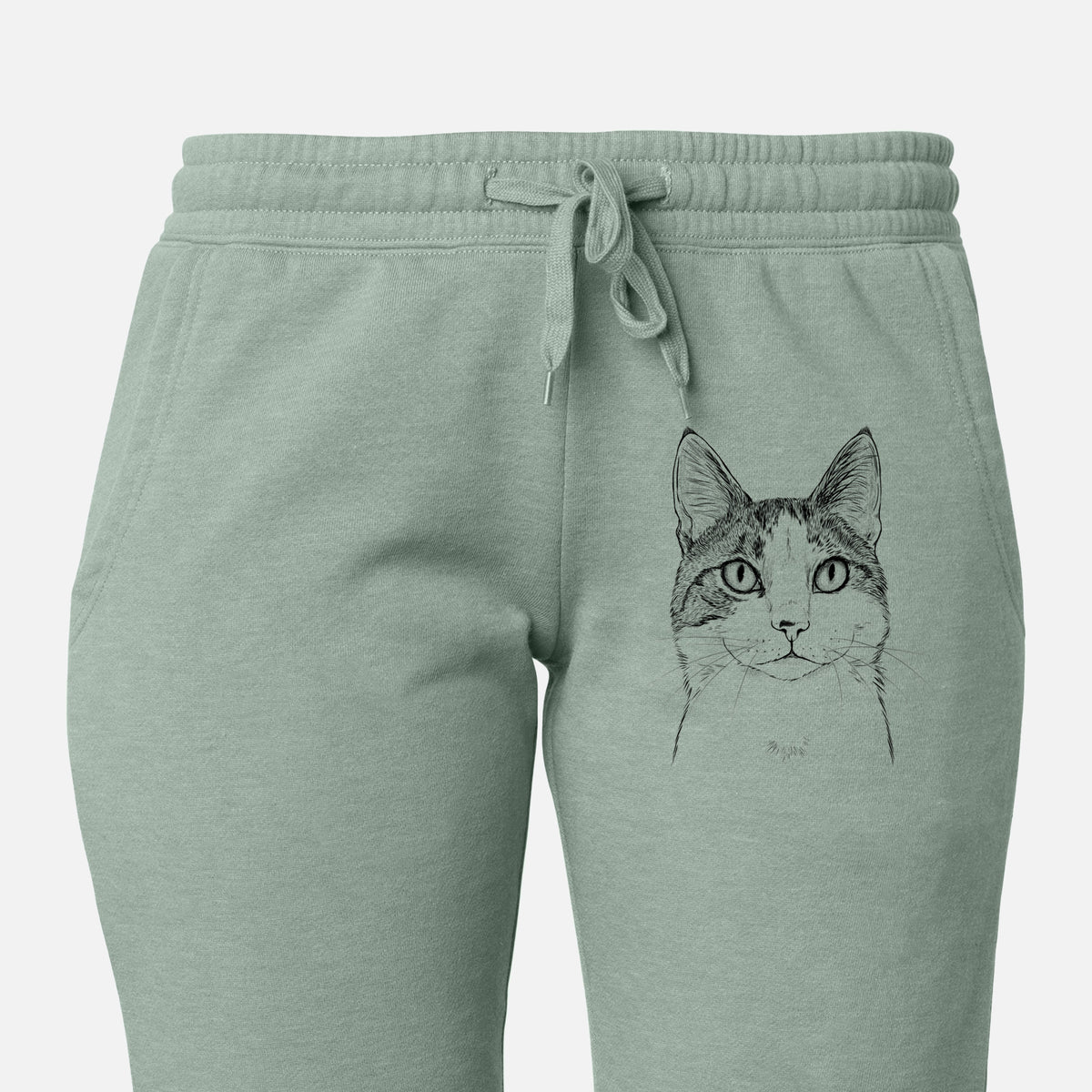 Mini Griffin the Domestic Shorthair Cat - Women&#39;s Cali Wave Joggers