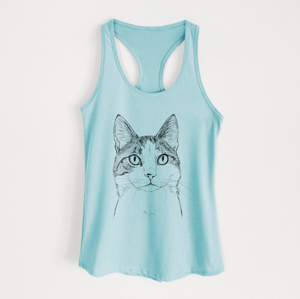 Mini Griffin the Domestic Shorthair Cat - Women's Racerback Tanktop