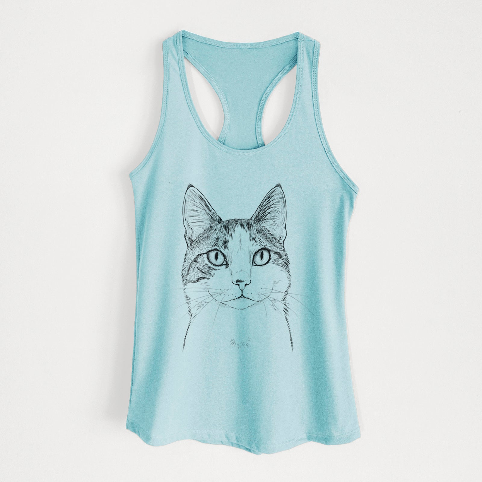 Mini Griffin the Domestic Shorthair Cat - Women's Racerback Tanktop