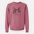 Bare Mini Griffin the Domestic Shorthair Cat - Unisex Pigment Dyed Crew Sweatshirt