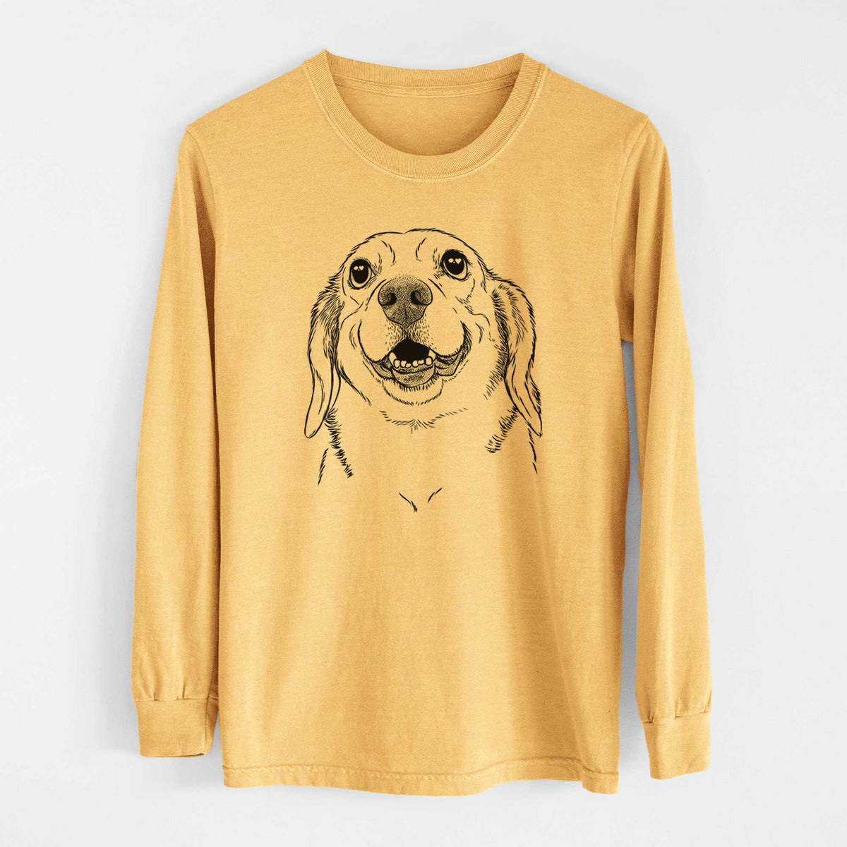 Bare Minnie the Corgle - Heavyweight 100% Cotton Long Sleeve