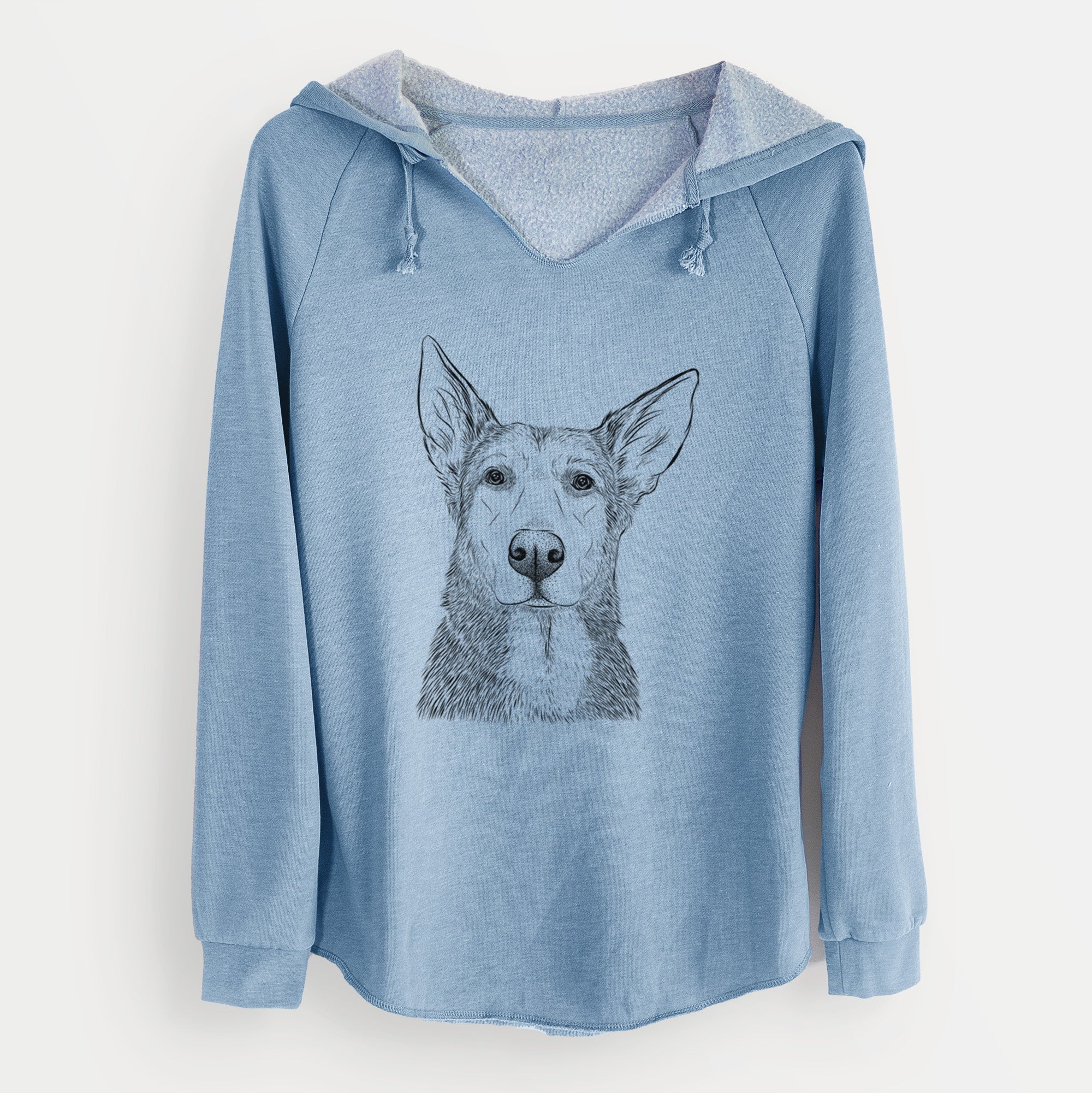 Bare Misty the German Shepherd Mix - Cali Wave Hooded Sweatshirt