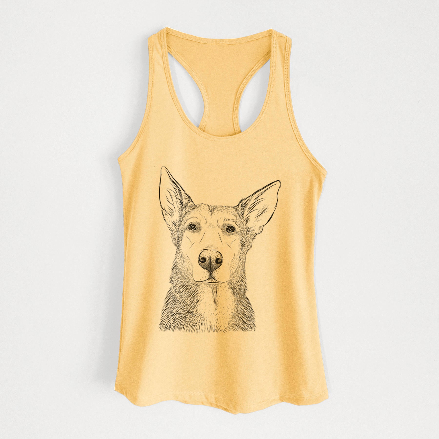 Misty the German Shepherd Mix - Women's Racerback Tanktop