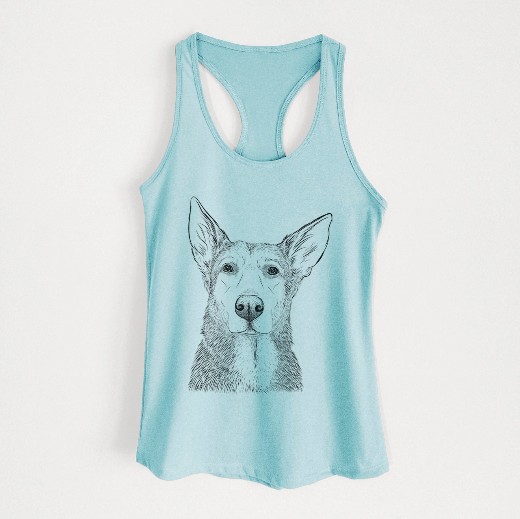 Misty the German Shepherd Mix - Women's Racerback Tanktop